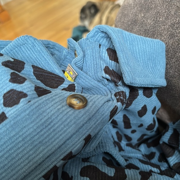 NWOT Women Leopard Shacket Jacket Lightweight Lapel Long Sleeve
Corduroy Shirt - Picture 11 of 11